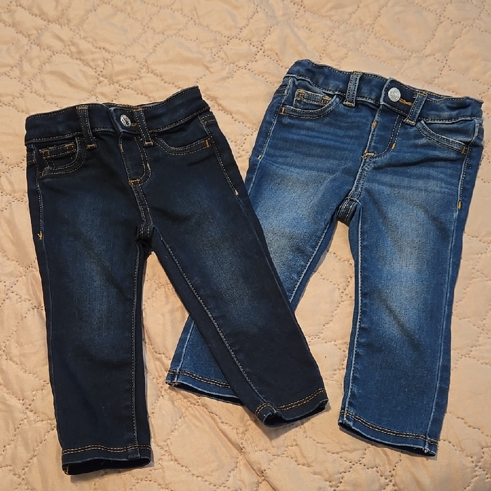 2 PAIRS OF INFANT JEANS